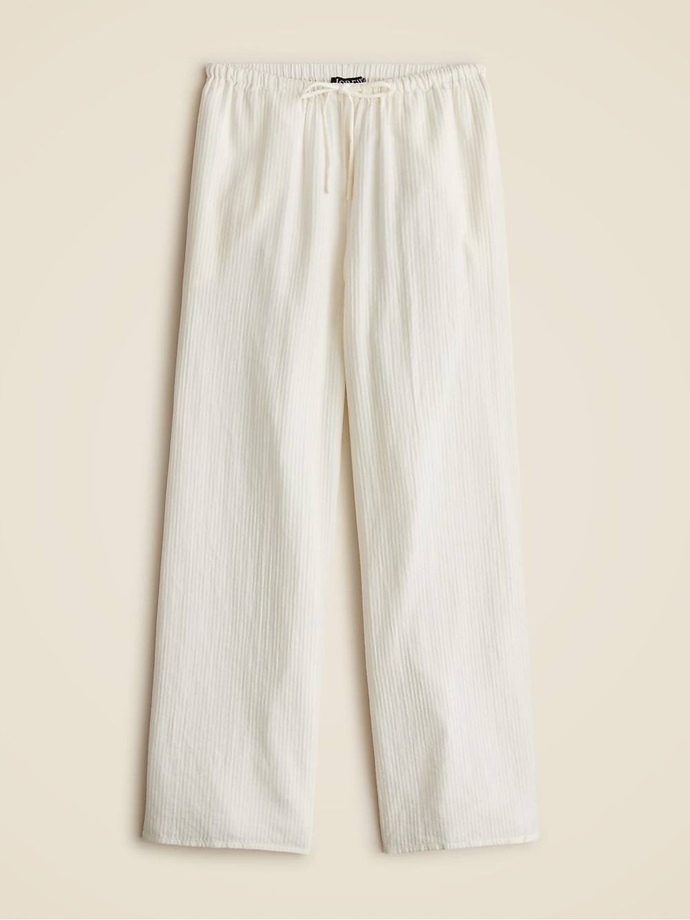 J. Crew Airy Gauze Beach Pant Coverup in Ivory Size Large NWT - Picture 3 of 11